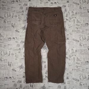 36 - Vintage Y2K dickies fade 00s chocolate carpenter pants